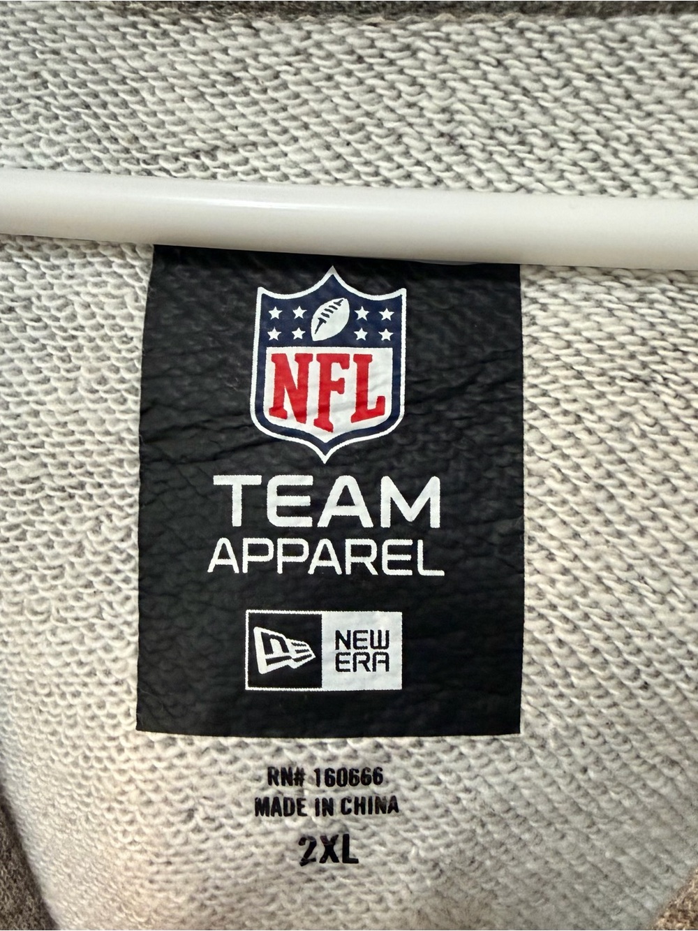 New York Jets Gray Pullover Hoodie Sweatshirt Embroidered Logo Plus Size 2XL - Picture 5 of 7